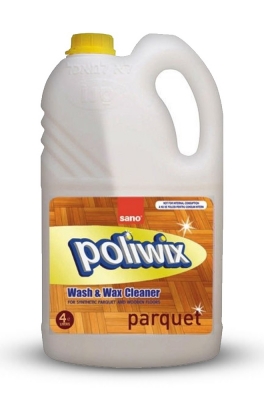 Detergent lichid parchet, Sano Poliwix Parquette, 4L