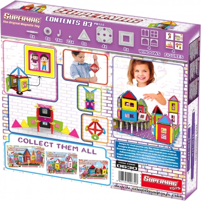 Supermag My Houses - Set Constructie 83 Piese Supermag