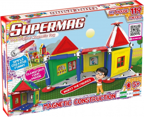 Supermag My Houses - Set Constructie 119 Piese Supermag