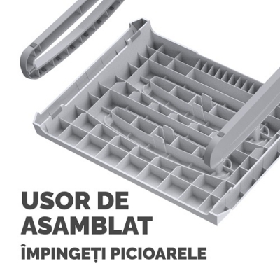 Suport pentru picioare culoare alba, Breyta Blanco Fellowes