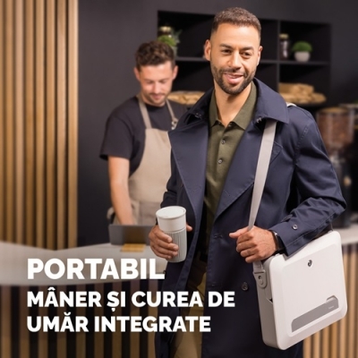 Husa si suport pentru laptop 2 in 1 culoare alba Breyta Blanco Fellowes
