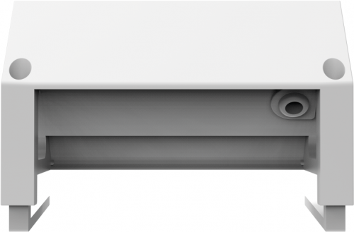 Priza modulara Fellowes, Filex Power Desk Up 2.0 cu priza Schuko modulara 230V, USB-A si USB-C, alb