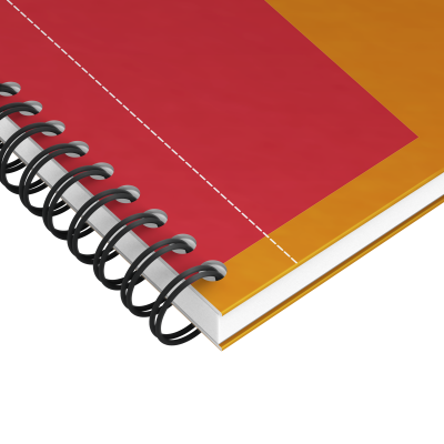 Agenda Oxford International Organiser NoteBook, A5+, 80 file, coperta PEFC, file micro-perforate, portocaliu, dictando