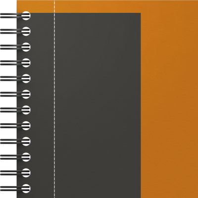 Agenda Oxford International Active Book, A5+, 80 file, coperta PP, file micro-perforate, portocaliu, dictando
