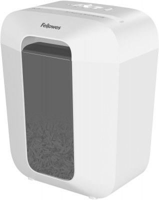 Distrugator documente Fellowes Powershred, LX50, 9 coli, Cross-Cut, alb 