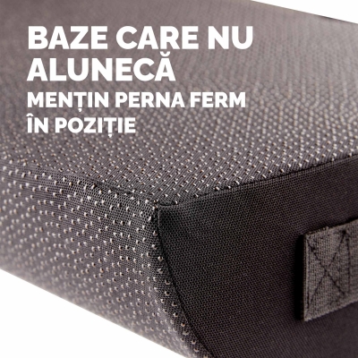 Perna de sprijin pentru picioare, Fellowes Breyta, negru