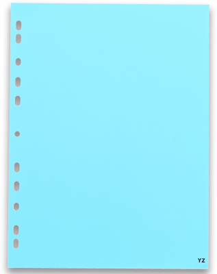 Index plastic alfabetic Oxford, A4, A-Z, alb, 20 file/set