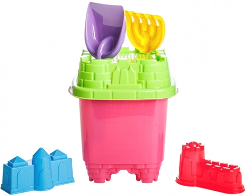 Set Castel nr. 1, galetusa + accesorii nisip, Jesse, Burak Toys