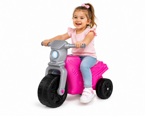 Tricicleta Moto Sport fara pedale, diverse culori, Burak Toys