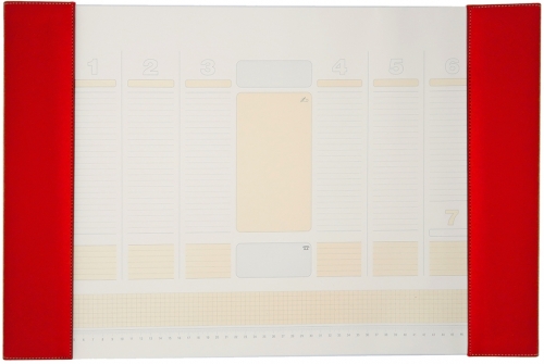 Mapa de birou, culoare rosu, 70 file, Alicante
