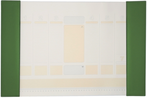 Mapa de birou, culoare verde inchis, 70 file, Alicante 