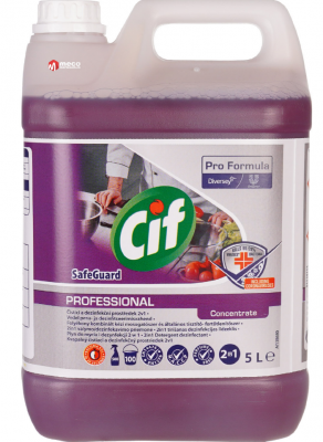 Dezinfectant suprafete SafeGuard, Pro formula, concentrat lichid 5L, CIF