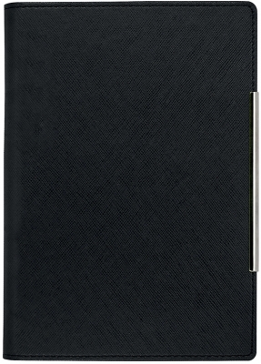 Agenda nedatata jurnal B6, culoare negru, 224 file, Alicante