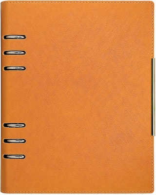 Agenda organizator A5, orange, 290 file, Alicante