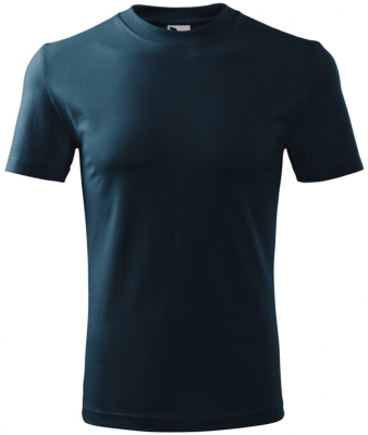 Tricou cu gat rotund, 160 g/m2, unisex, albastru marin, Malfini