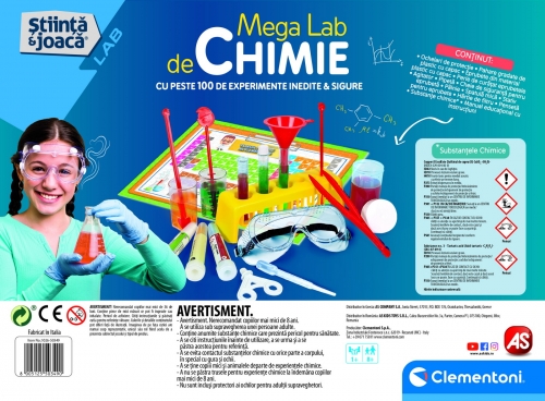 Set Stiinta si Joaca Mega Lab de Chimie, Stiinta Joaca As Toys