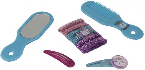 Gentuta cu accesorii de par pentru fetite Kittycorn As Toys