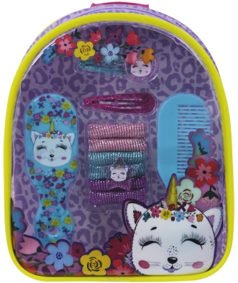 Gentuta cu accesorii de par pentru fetite Kittycorn As Toys