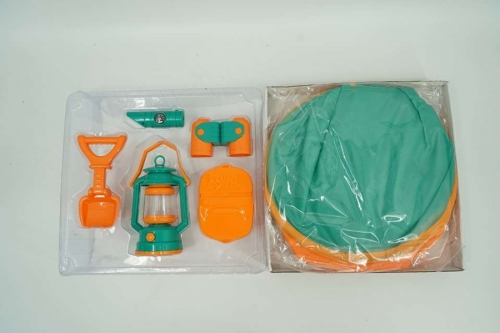 Set camping pentru copii cu jucarii incluse