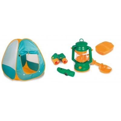 Set camping pentru copii cu jucarii incluse