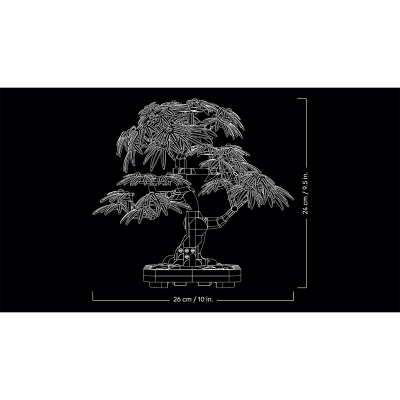 Bonsai de artar japonez rosu 10348 LEGO Colectia Botanica