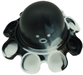 Jucarie senzoriala antistres Pop it Now and Flip it, Push Bubble, Caracatita Reversibila, multicolora V8