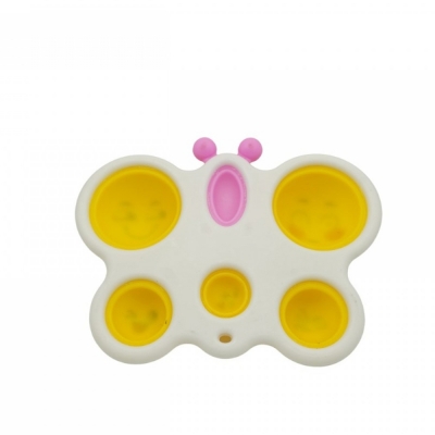 Jucarie Senzoriala Antistres, Simple Dimple, 5 bulinute, Fluture Emojis