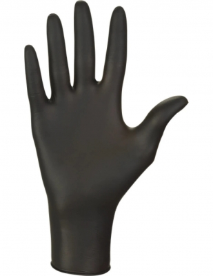 Manusi nitril nepudrate Nitrylex negre XL 100 buc/set, Mercator