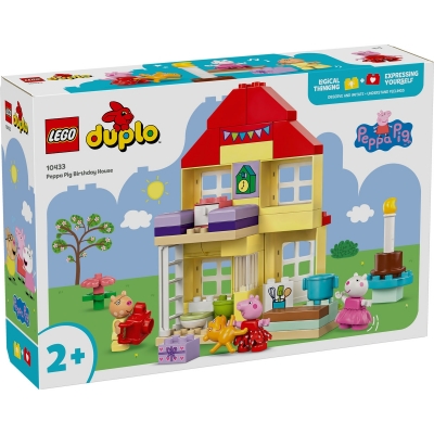 Purcelusa Peppa si casa aniversara 10433 LEGO DUPLO