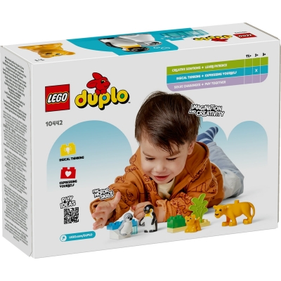 Familii de animale salbatice: Pinguini si lei 10442 LEGO DUPLO