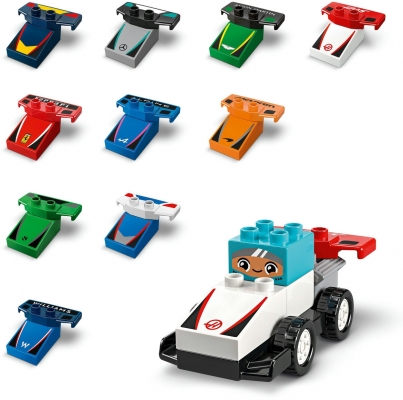 Echipa F1: Masini si piloti de curse 10445 LEGO DUPLO