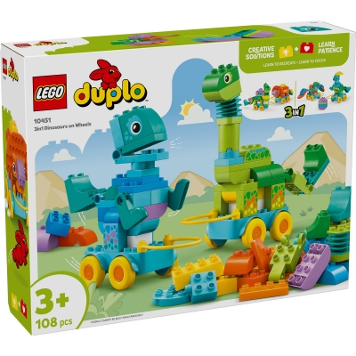 Dinozauri pe roti 3 in 1 10451 LEGO DUPLO