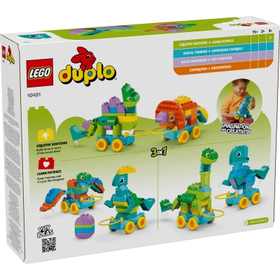 Dinozauri pe roti 3 in 1 10451 LEGO DUPLO