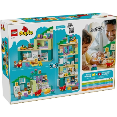 Casa moderna de familie 3 in 1, cu figurine 10470 LEGO DUPLO