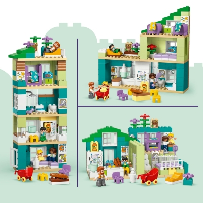 Casa moderna de familie 3 in 1, cu figurine 10470 LEGO DUPLO
