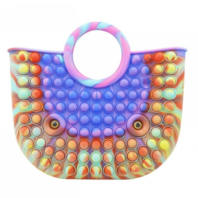 Geanta Mare Pop it Now, 28 cm, model 3 multicolora