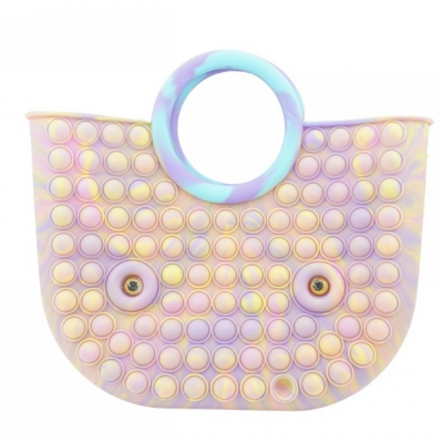 Geanta Mare Pop it Now, 28 cm, model multicolora