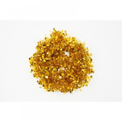 Beteala culoare auriu, cu hexagoane, 2 m x 9 cm