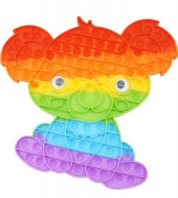 Jucarie senzoriala antistres Pop it Now, model Koala, multicolor