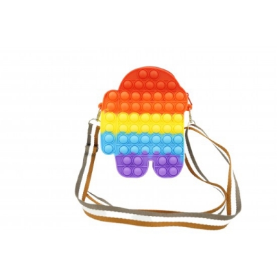 Geanta mica Pop it Now, 18 x 14 cm, model Among US multicolor