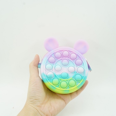 Mini geanta 6 cm, model Soricel macarons 