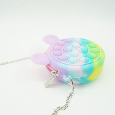 Mini geanta 6 cm, model Soricel macarons 