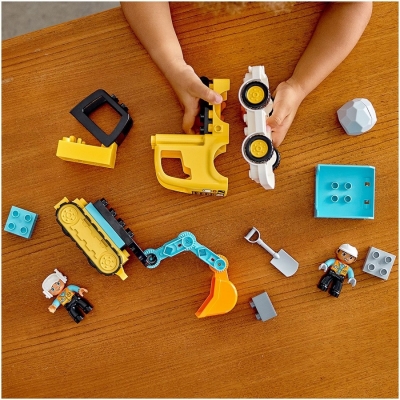 Camion si excavator pe senile 10931 LEGO DUPLO