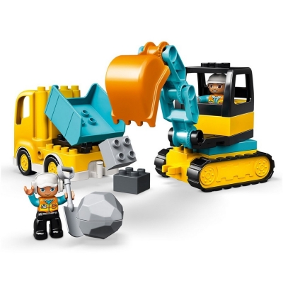 Camion si excavator pe senile 10931 LEGO DUPLO