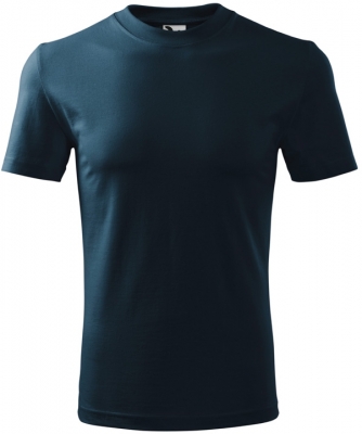 Tricou cu gat rotund, 200 g/m2, unisex, albastru marin, Malfini