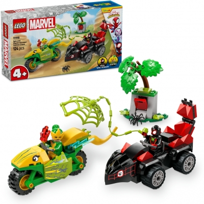 Spin si Electro in dino-vehicule 11198 LEGO Marvel Super Heroes