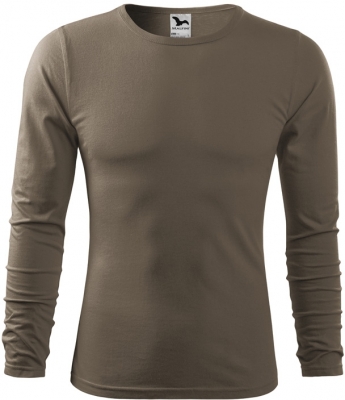 Tricou cu maneca lunga, 160 g/m2, pentru barbati, army, Malfini