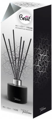 Odorizant camera cu bete Ratan Premium Midnight Dream 100 ml Brait
