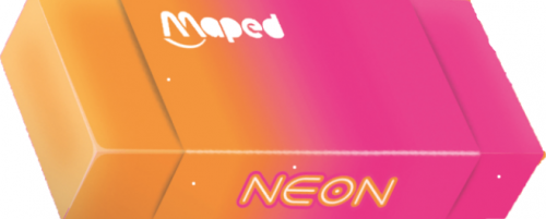 Guma de sters Maped, neon, diverse culori