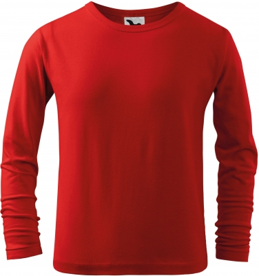 Tricou cu maneca lunga, pentru copii, rosu, Malfini